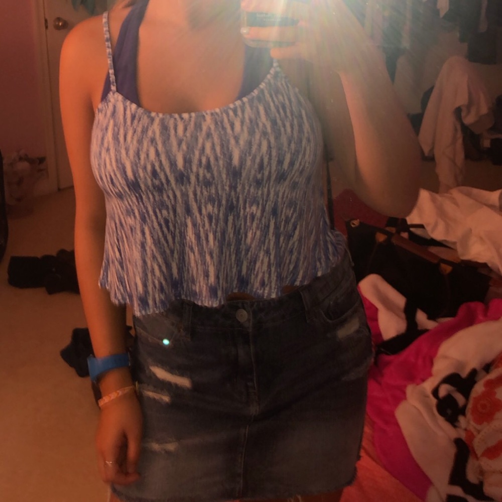 Really cute flowy Crop Top